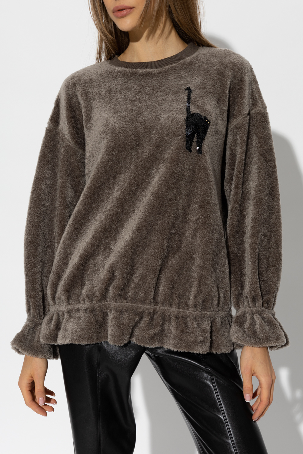 Grey Sweatshirt with sequin appliqué Undercover - Vitkac Canada